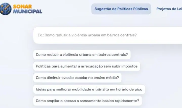 Plataforma web oferece ferramenta para apoiar a gestão e a elaboração de políticas públicas