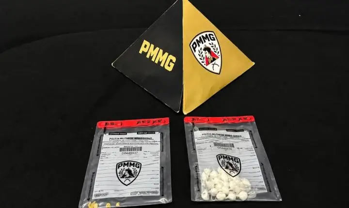PM apreende cocaína e crack e prende dois homens em Conselheiro Lafaiete