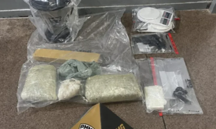 PM apreende drogas, skank e “ice” durante operação em Congonhas