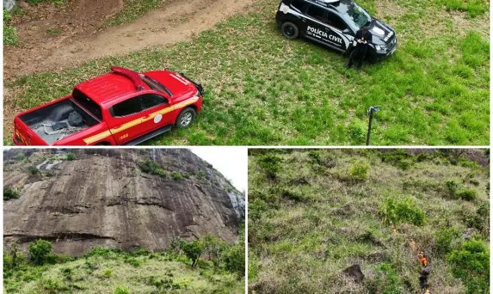 Polícia Civil localiza corpo de homem desaparecido com auxílio de tornozeleira eletrônica em Leopoldina