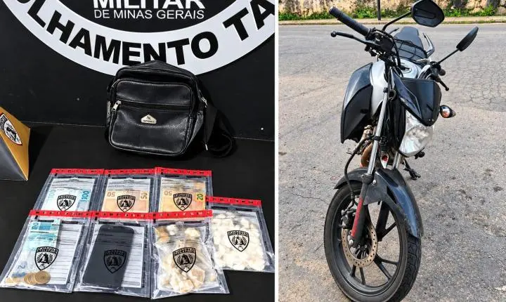 Polícia Militar apreende drogas e prende quatro suspeitos no Campo das Vertentes