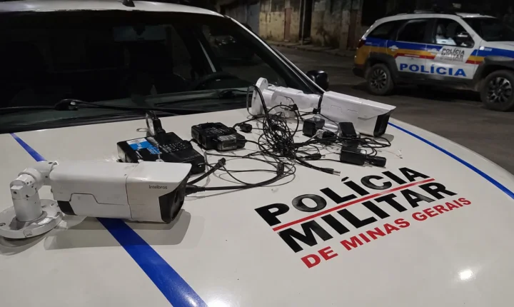 Polícia Militar descobre sistema de câmeras usado pelo tráfico para monitorar agentes em Minas Gerais