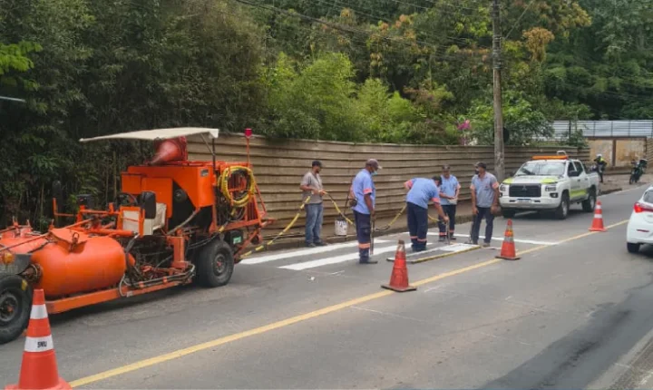 Prefeitura de Juiz de Fora realiza novas intervenções no trânsito no bairro Borboleta