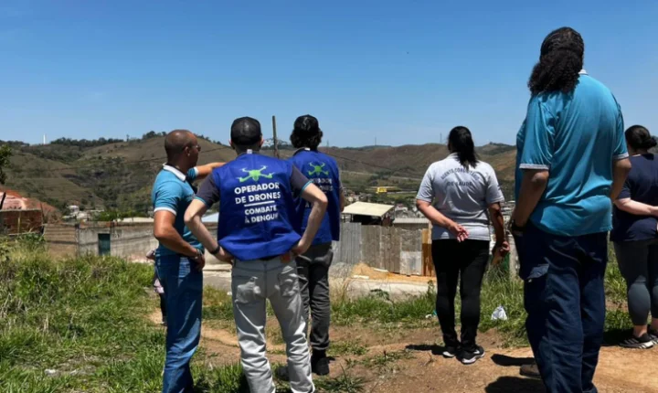 Prefeitura utiliza drones e agentes para combater a dengue em 19 bairros nesta segunda-feira