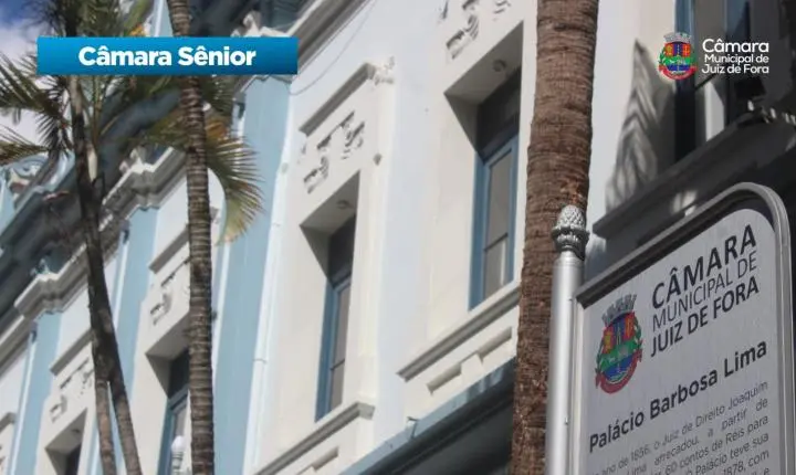 Projeto Câmara Sênior elege Mesa Diretora e define acessibilidade como tema central para o biênio em Juiz de Fora
