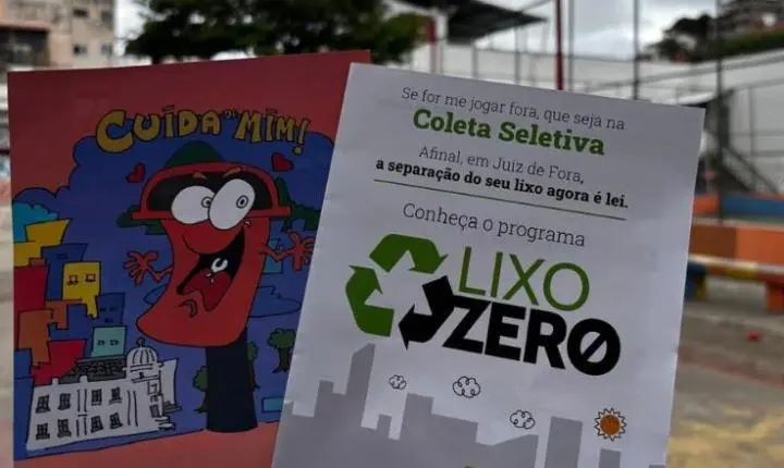 Projeto Lixo Zero na Minha Praça leva posto de coleta seletiva para a região Leste de Juiz de Fora