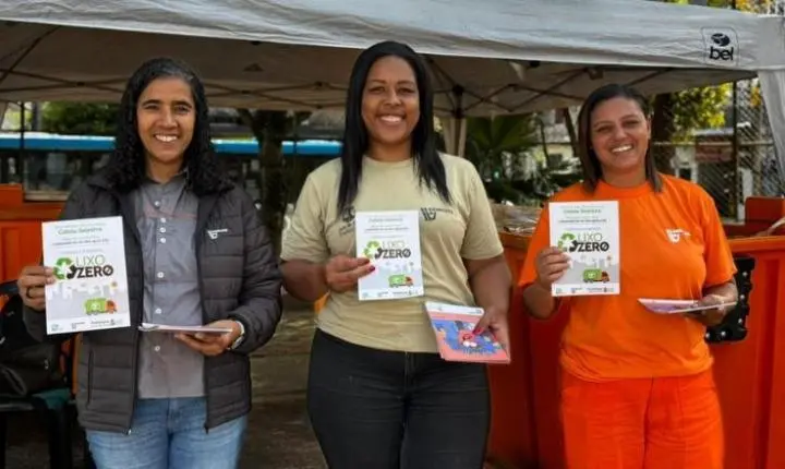 Projeto Lixo Zero na Minha Praça realiza ação de reciclagem em Juiz de Fora