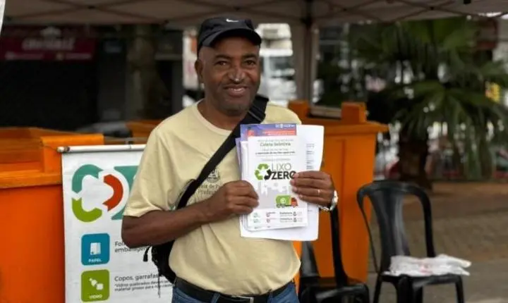 Projeto Lixo Zero na Minha Praça retorna ao bairro Santa Luzia nesta quinta-feira
