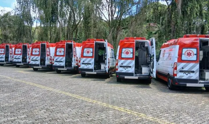 SAMU 192 – CISDESTE recebe 50 novas ambulâncias para renovação e ampliação da frota na região