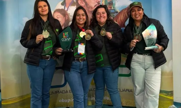 Senar Minas conquista pódio completo na Olimpíada Brasileira de Agropecuária