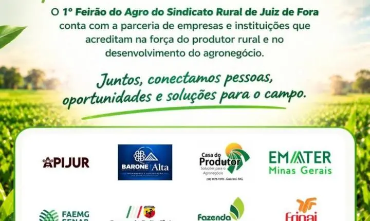 Sindicato Rural promove 1º Feirão do Agronegócio com palestras e ofertas em Juiz de Fora