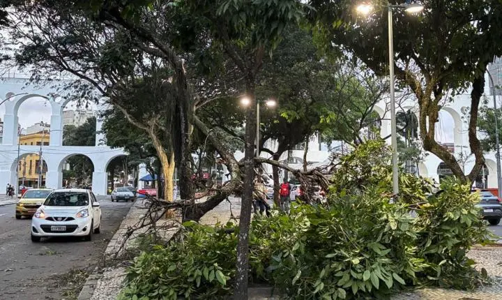 Ventania no Rio de Janeiro provoca apagão e paralisa serviços essenciais