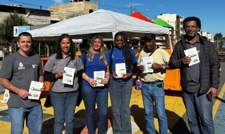 Via São Pedro recebe ação itinerante do projeto Lixo Zero na Minha Praça nesta quinta