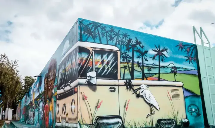 Varginha ganha galeria a céu aberto com o projeto Arte nas Águas