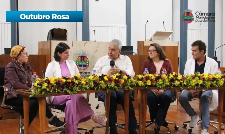 Câmara de Juiz de Fora debate impactos emocionais do câncer de mama