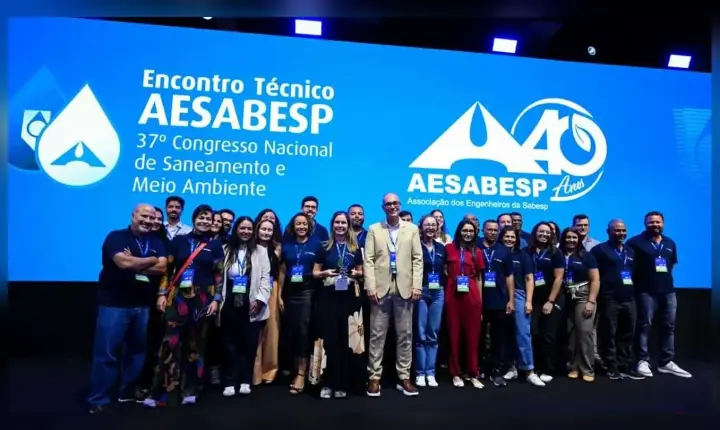 Copasa vence prêmio nacional em evento de saneamento em São Paulo